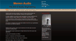 Desktop Screenshot of merrenaudio.com